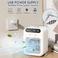 ❄️ 60% DE RÉDUCTION! 💧 Mini Climatiseur Portable – Refroidisseur & Humidificateur 3-en-1, Idéal pour la Maison, le Bureau & le Camping 🏕️