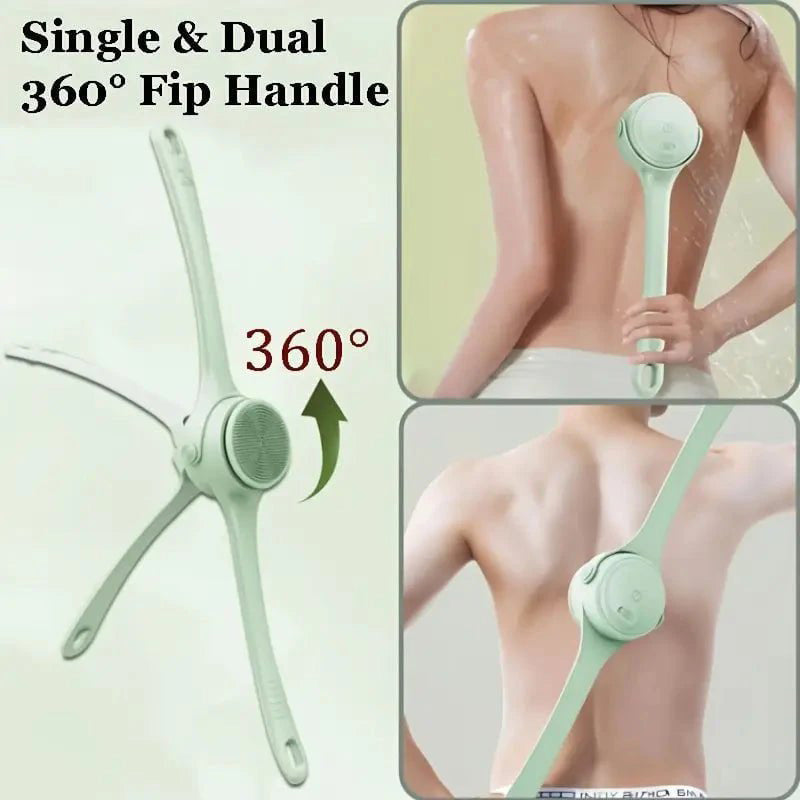 ⏳Spécial à durée limitée⏰Brosse de bain exfoliante électrique à long manche🪥