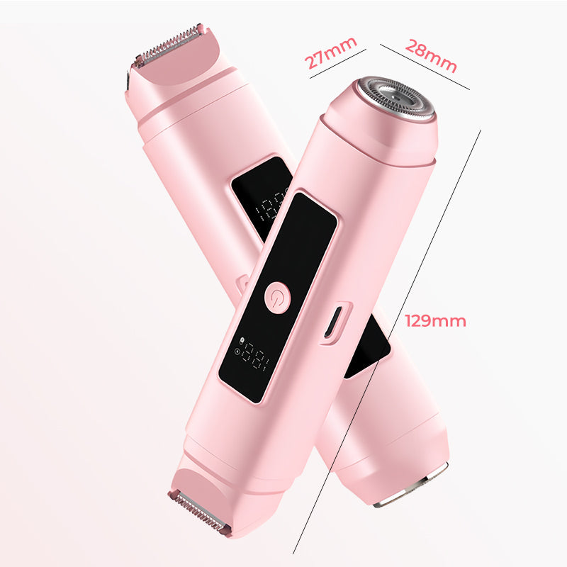 Tondeuse électrique double tête pour maillot et corps