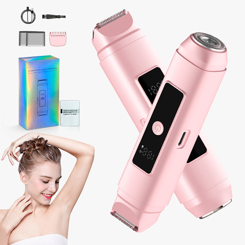 Tondeuse électrique double tête pour maillot et corps