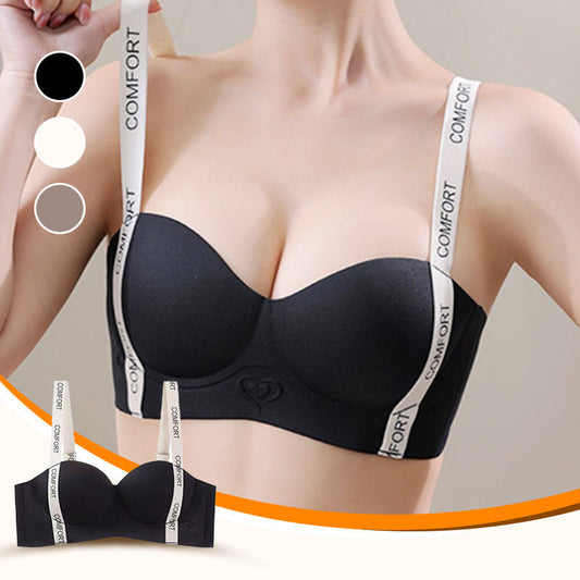 Soutien-gorge transparent sans fil pour femmes avec lifting et soutien