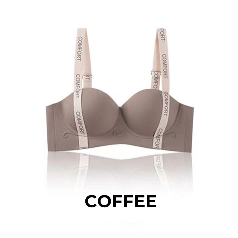 Soutien-gorge transparent sans fil pour femmes avec lifting et soutien