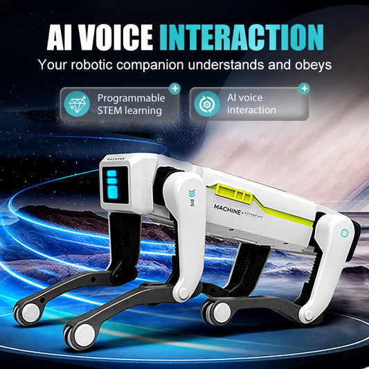 Chien robot intelligent interactif STEM