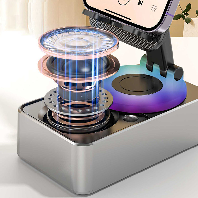 Support pour téléphone portable avec transmission audio Bluetooth