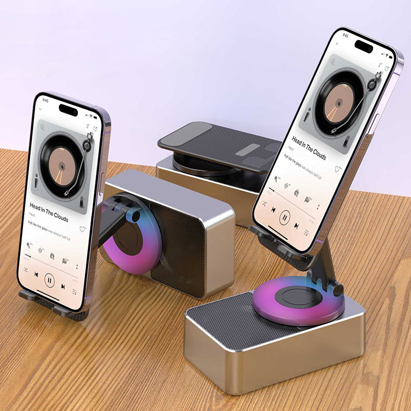 Support pour téléphone portable avec transmission audio Bluetooth