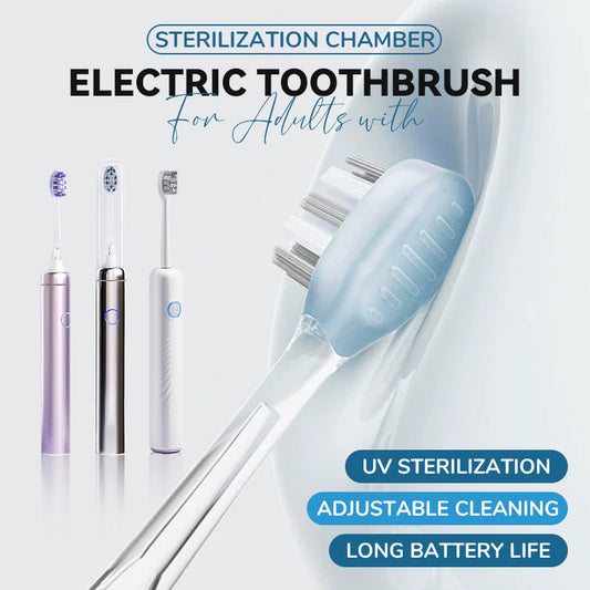 🎁2025 Vente chaude💕Brosse à dents électrique pour les adultes avec une chambre de stérilisation