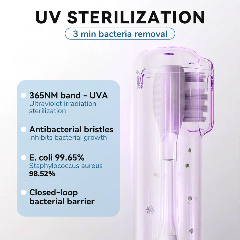 🎁2025 Vente chaude💕Brosse à dents électrique pour les adultes avec une chambre de stérilisation