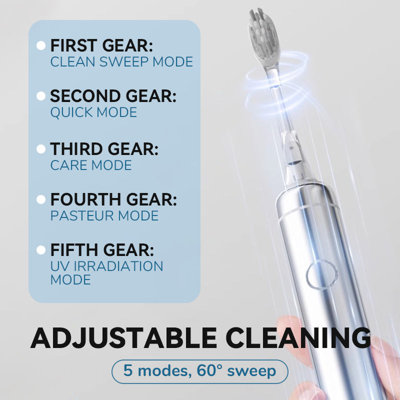 🎁2025 Vente chaude💕Brosse à dents électrique pour les adultes avec une chambre de stérilisation