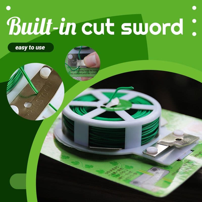 La torsion de jardin attache le fil avec une cisaille