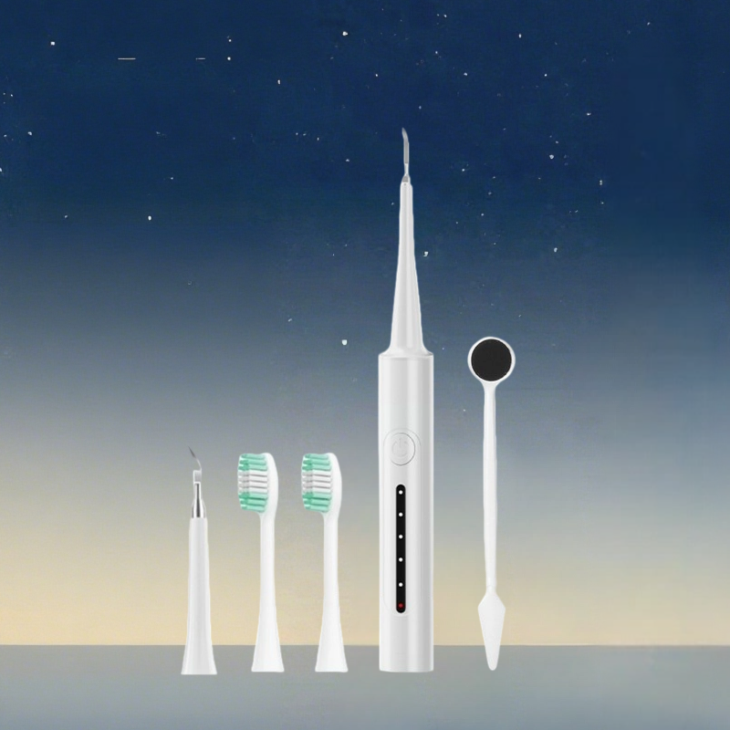 Nettoyeur à ultrasons 2 en 1 et brosse à dents électrique