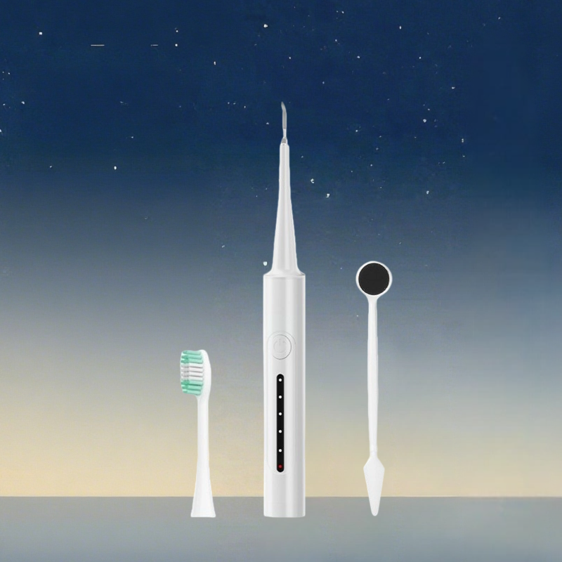 Nettoyeur à ultrasons 2 en 1 et brosse à dents électrique