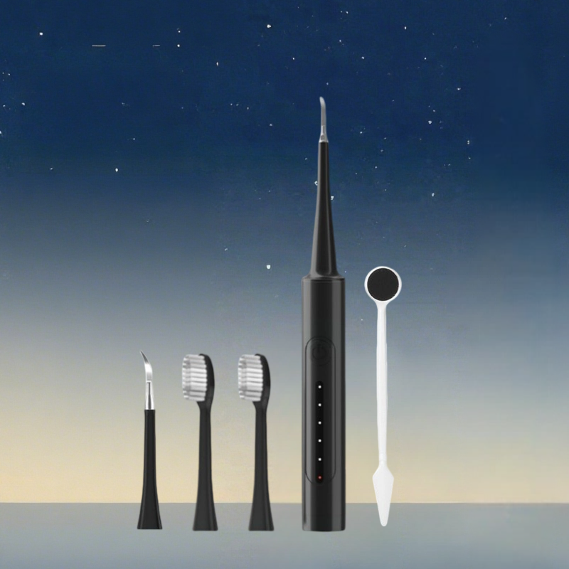Nettoyeur à ultrasons 2 en 1 et brosse à dents électrique