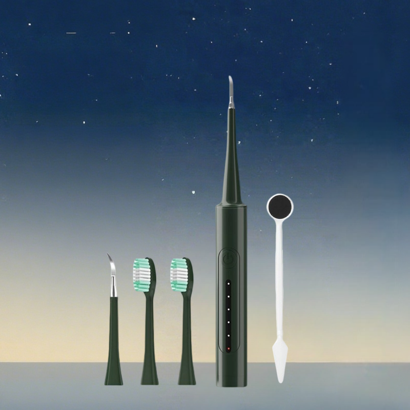 Nettoyeur à ultrasons 2 en 1 et brosse à dents électrique