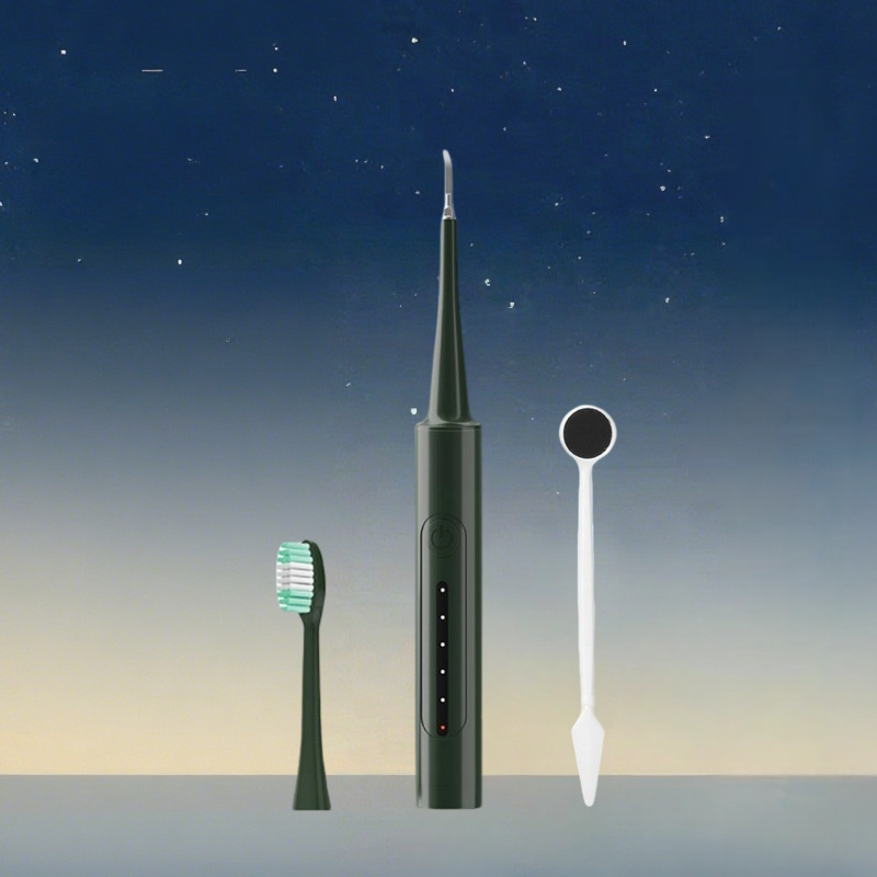 Nettoyeur à ultrasons 2 en 1 et brosse à dents électrique