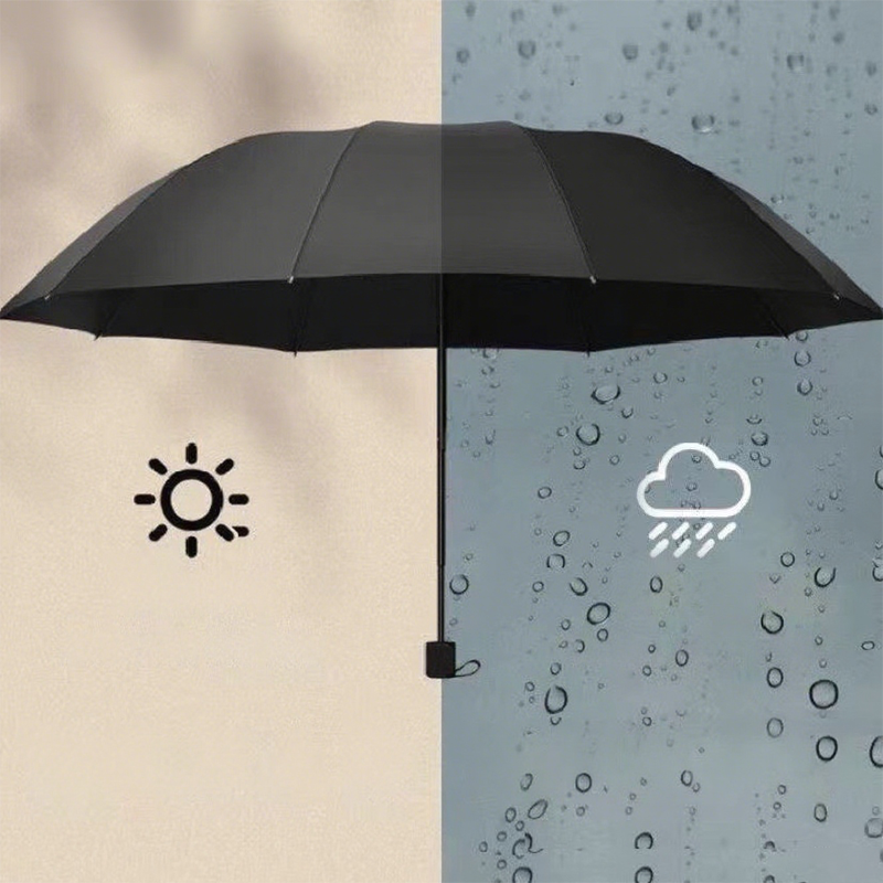 Extra grand parapluie pliable pour la pluie et le soleil