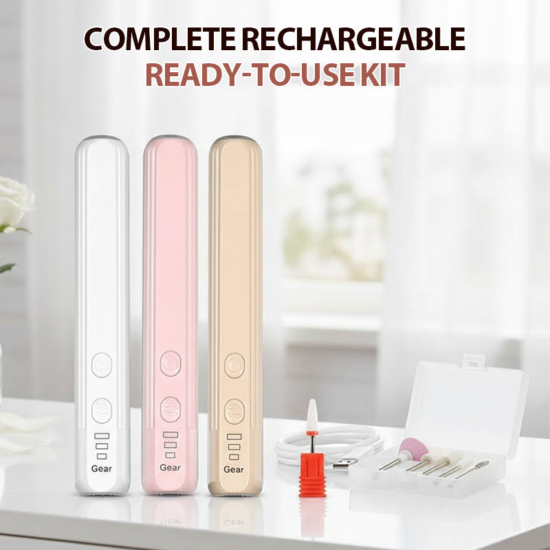 Kit de perceuse à ongles électrique rechargeable portable 6 en 1