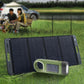 Lampe d'urgence extérieure (manivelle à main + solaire + charge USB)