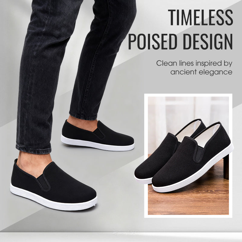 Chaussures traditionnelles respirantes à enfiler pour hommes
