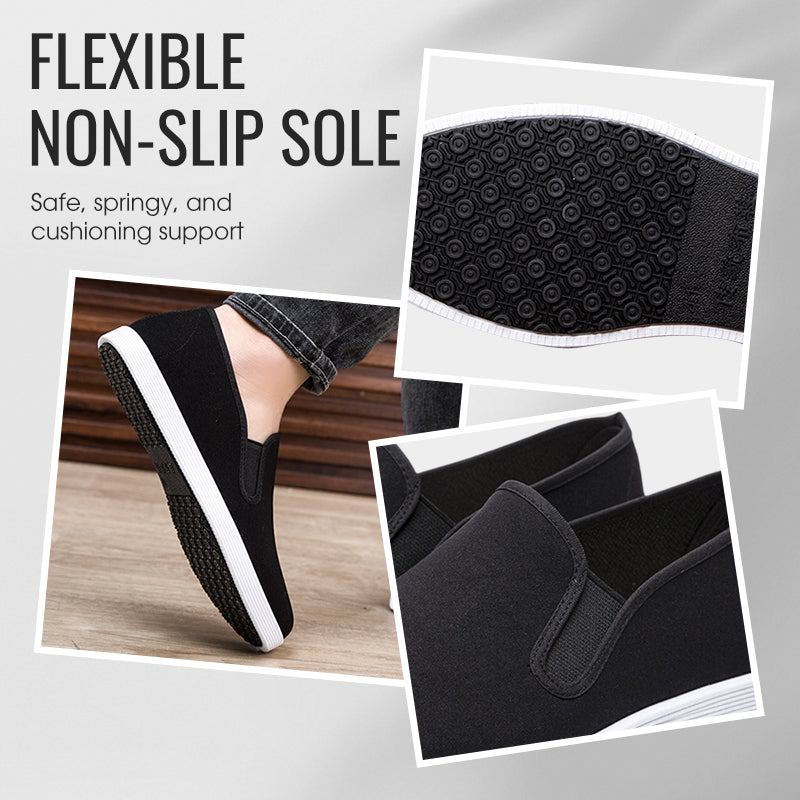 Chaussures traditionnelles respirantes à enfiler pour hommes