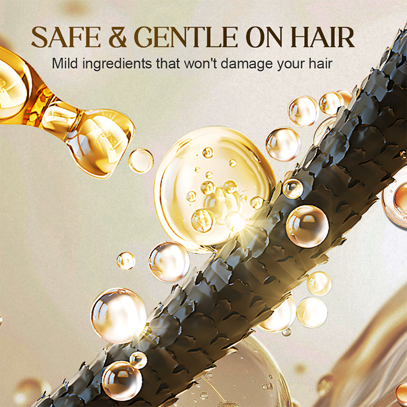 Peigne instantané pour cheveux gris