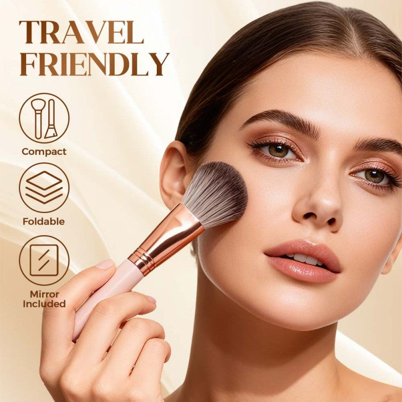 Kit de pinceaux de maquillage portables tout-en-un