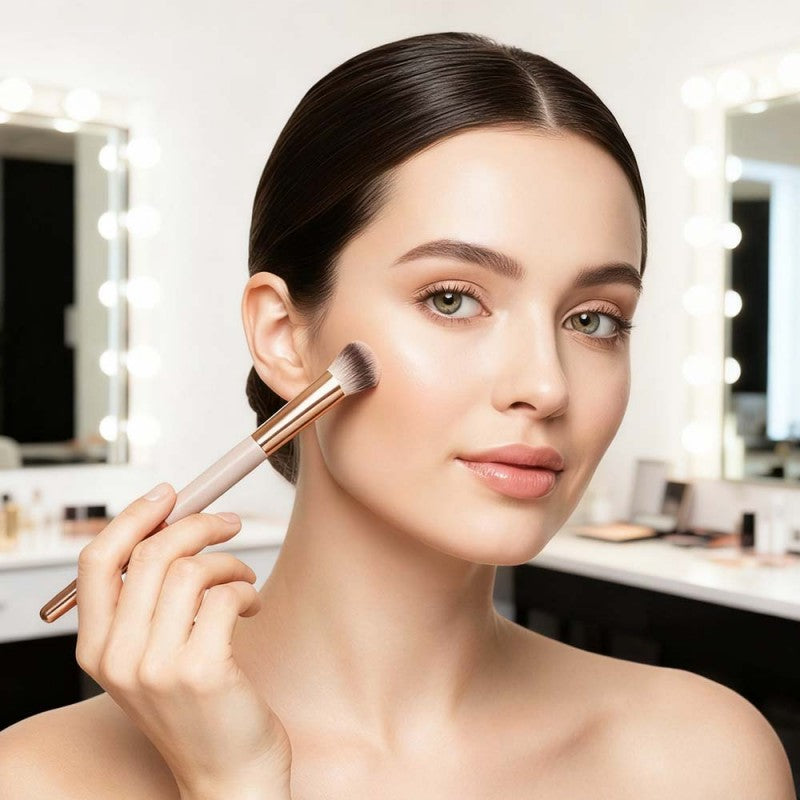 Kit de pinceaux de maquillage portables tout-en-un