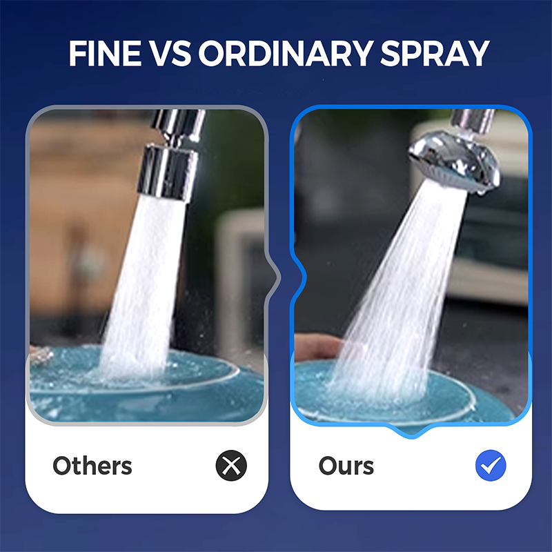 ⏳ Offre à durée limitée 💦 - Aérateur de robinet rotatif à 360° augmentant la pression