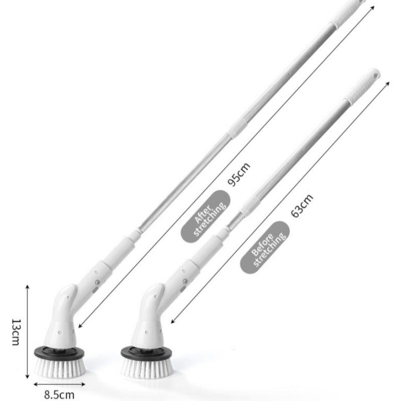 Electric Multi-Purpose Power Scrub Brush Set