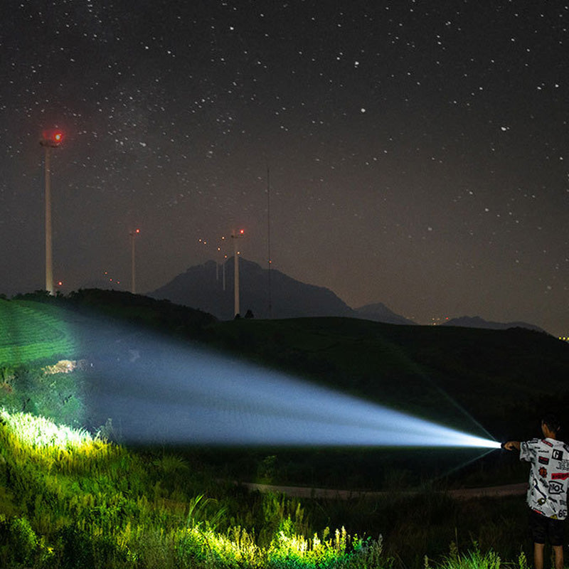 ampe torche rétractable à lumière LED puissante