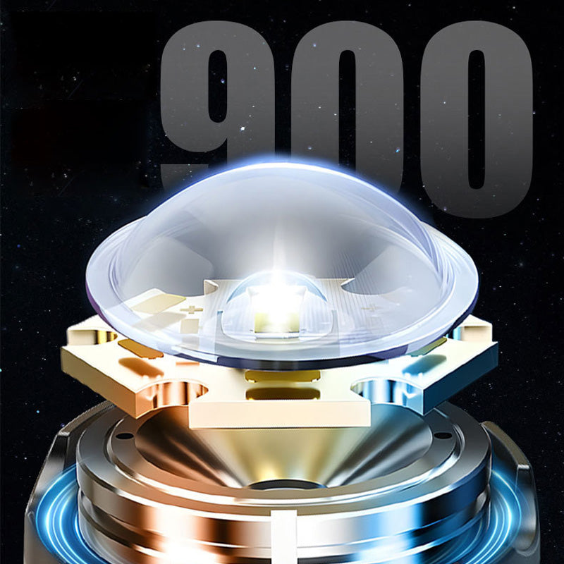 ampe torche rétractable à lumière LED puissante