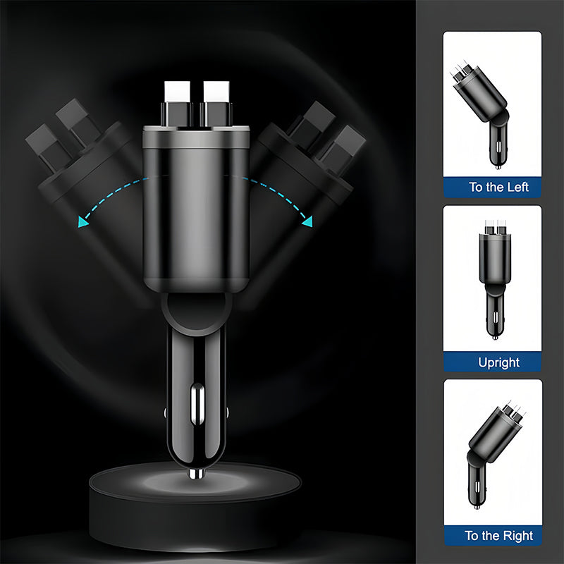 🚗 50% DE RÉDUCTION! ✨ Chargeur Rapide pour Voiture avec Éclairage d’Ambiance Ciel Étoilé – Moderne et Pratique 🌟