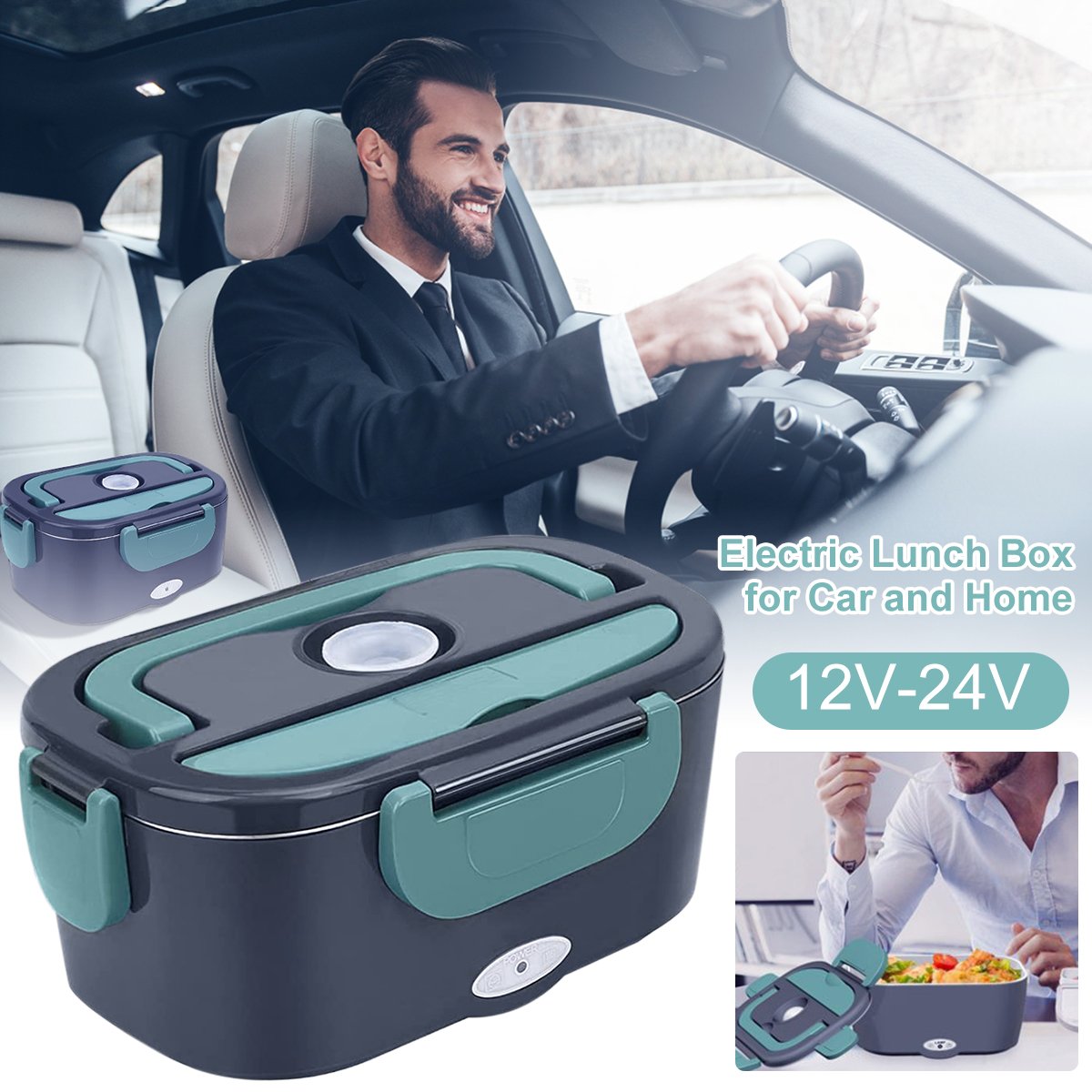 🎁SOLDES DU NOUVEL AN 2026 - 53 % DE RÉDUCTION pour une durée limitée🔥Ensemble portable 2 en 1 à double tension électrique de 7 pièces pour boîte à lunch