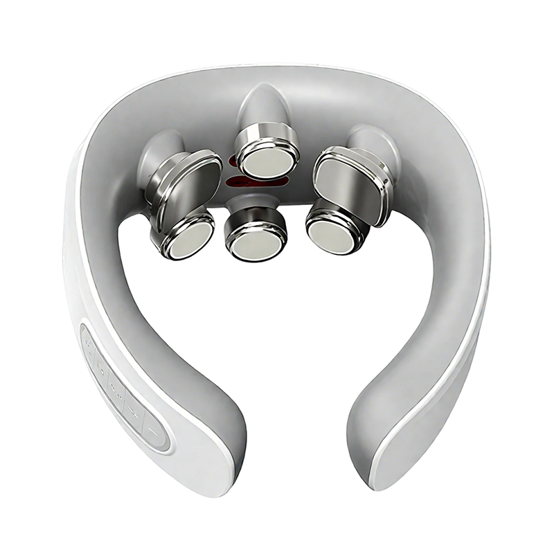 Pulse électrique chauffée cou masseur pour soulager la douleur