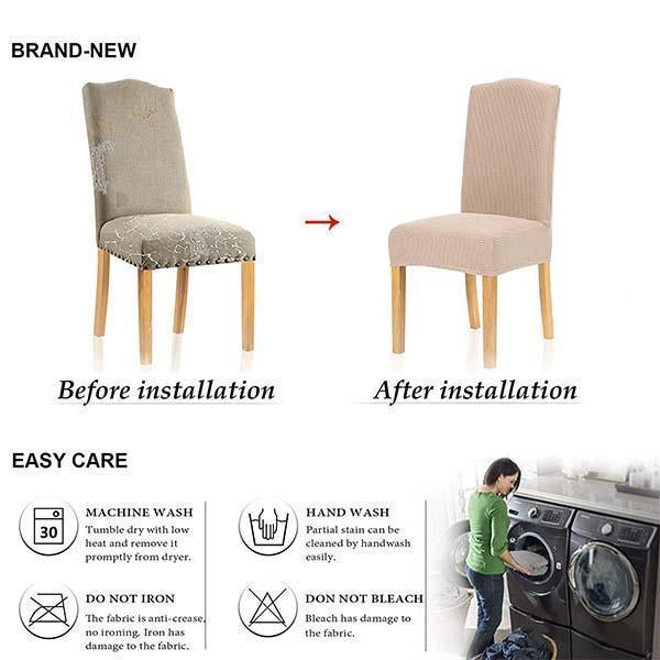 🪑 50% DE RÉDUCTION ! 🛡️ Housses de Chaises Imperméables – Protection contre les Taches, Lavables & Pour Intérieur/Extérieur ✨