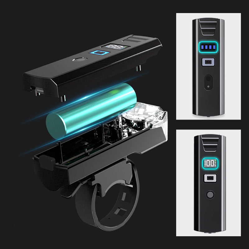 Lumière intelligente de conduite de nuit pour vélo à détection de lumière