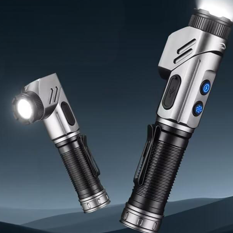 ✨Lampe de poche 1500 lumens à 90 degrés avec base magnétique🔦