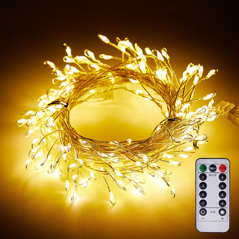 📢📢50% DE RÉDUCTION !!! 🎅 Guirlande Lumineuse USB - 8 Effets Lumineux, Fils de Cuivre Flexibles, Éclairage d'Ambiance Intérieur/Extérieur 🎄💡