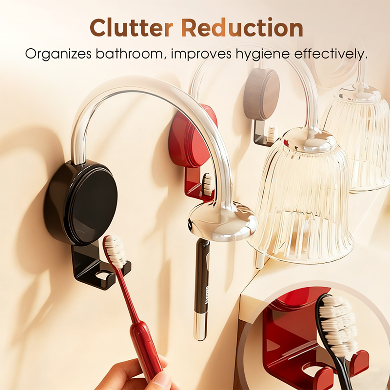 💡 Design Lumineux, Fonctionnalité Brillante : Le Porte-Brosse Élégant qui Illumine Votre Salle de Bain