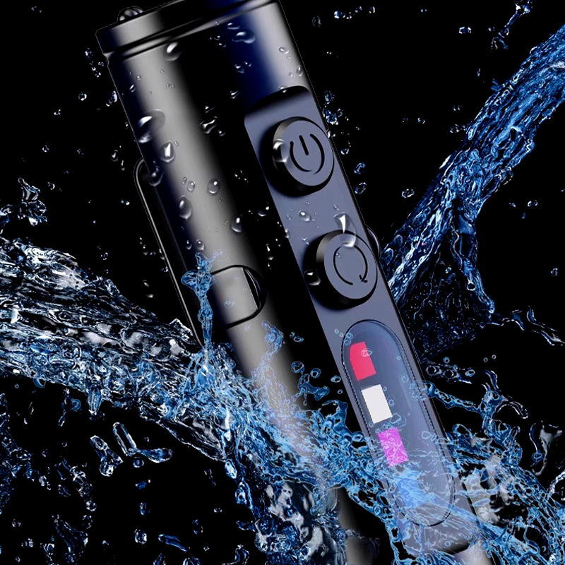 🔥Lampe Torche Tactique 4-en-1 Mini : Compacte, Magnétique, Lumière Intense, Brise-vitre, Avertisseur & Allume-feu