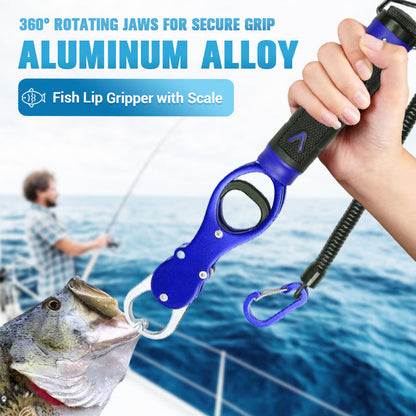 🎣Soldes exceptionnels 80 % de réduction💥Pince à poisson en alliage d'aluminium avec balance