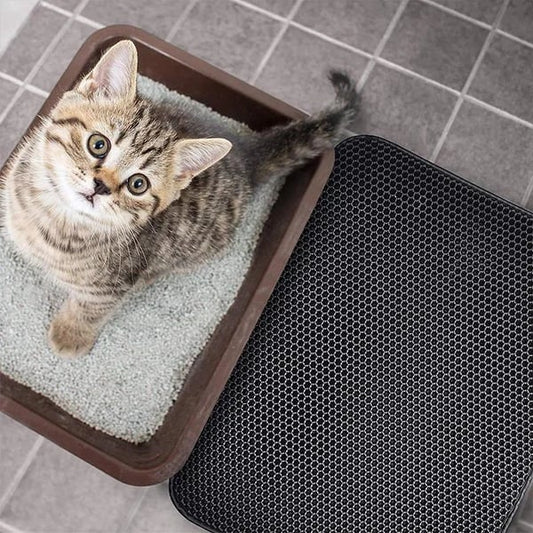 ⏰Prévente de Noël 50 % de réduction🔥Tapis antidérapant pour litière pour chat - ACHETEZ-EN 3, OBTENEZ-EN 1 GRATUITEMENT