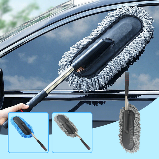 Brosse extensible à poils souples pour le lavage de voiture