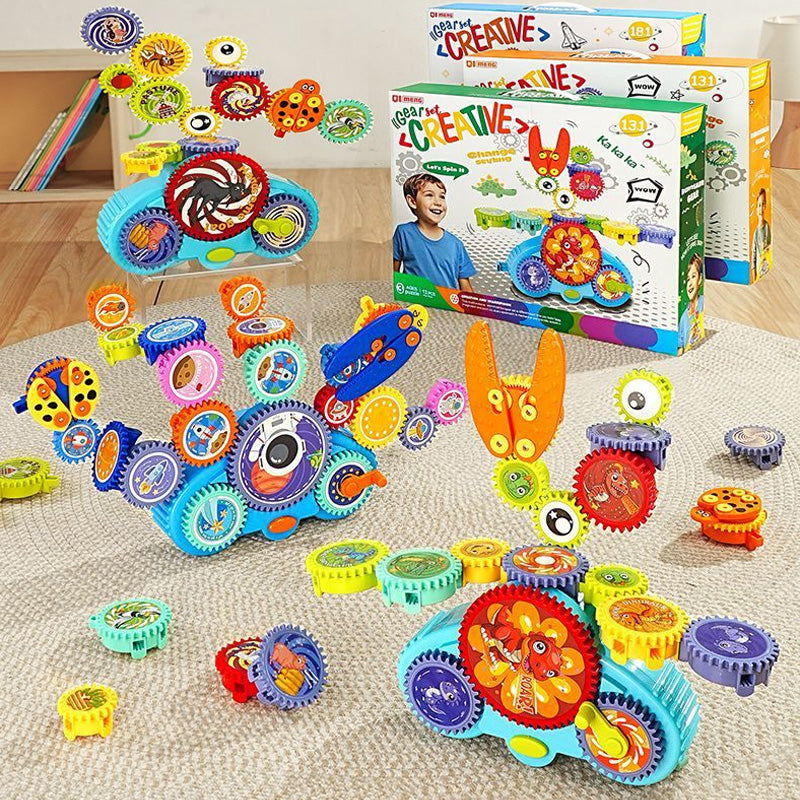 🔥 50% DE RÉDUCTION ! ✨ Jeu de Construction Électrique Transformable - Mouvement Dynamique, Stimule la Créativité, Apprentissage STEM Ludique 🔧✨