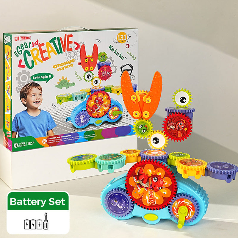 🔥 50% DE RÉDUCTION ! ✨ Jeu de Construction Électrique Transformable - Mouvement Dynamique, Stimule la Créativité, Apprentissage STEM Ludique 🔧✨