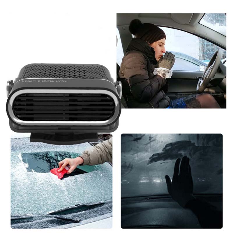📢📢60 % DE RÉDUCTION ! 🚗Chauffage portable 2 en 1 pour voiture avec rotation à 360°