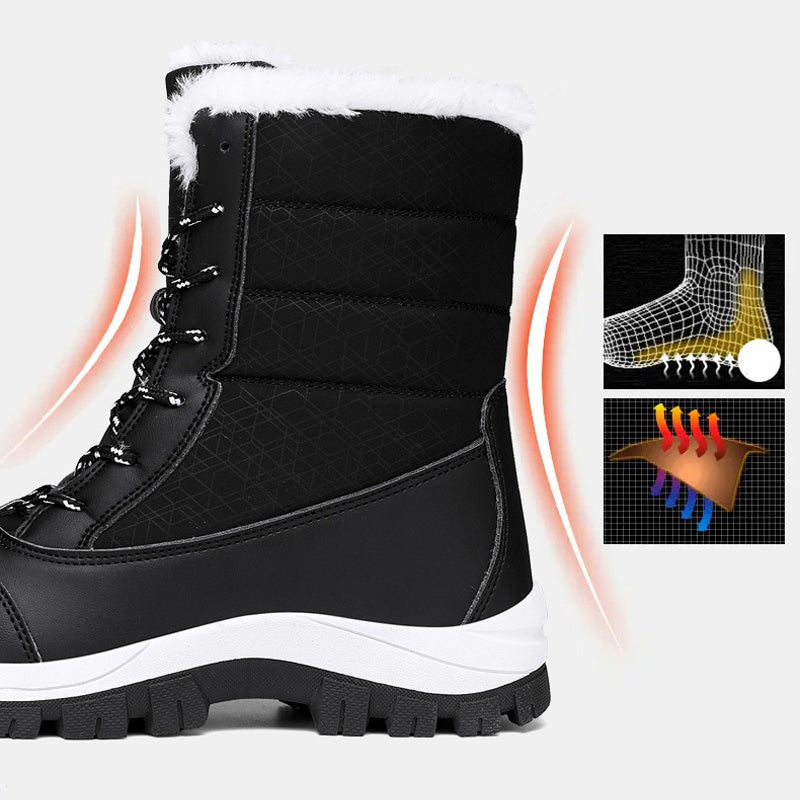 📢 56 % de réduction !!!🔥 Bottes d’hiver imperméables & ultra-chaudes pour femmes – élégantes, antidérapantes & respirantes ! ❄️👢