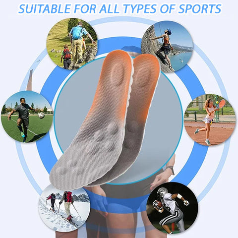 🔥 Achetez 2, obtenez 1 ! – Semelles Intérieures 5D Cloud : Confort Absolu, Amorti Instantané & Soutien Ergonomique 👣✨