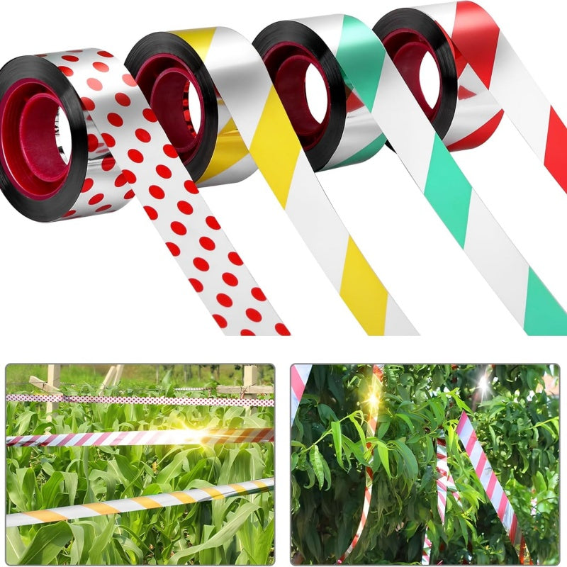 Ruban adhésif réfléchissant double face pour effaroucher les oiseaux Ruban adhésif réfléchissant double face pour effaroucher les oiseaux
