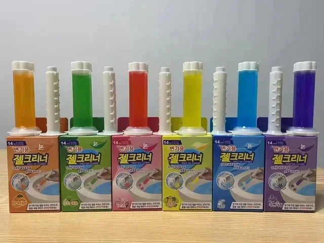 🔥Gel nettoyant pour toilettes Fleur aromatique Désodorisant Désinfectant