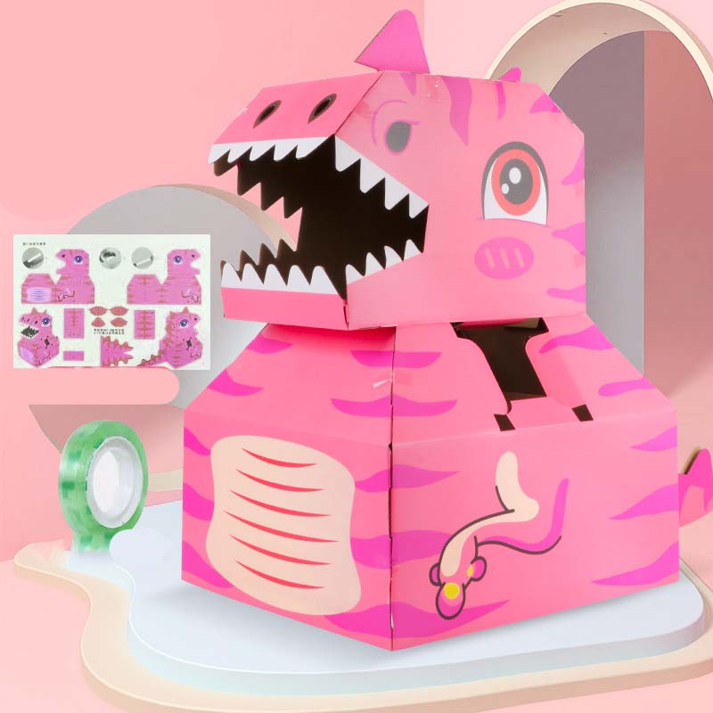 🔥Promotion du dernier jour - 50 % de réduction🎁Boîte en carton à fabriquer soi-même pour jouer à se déguiser en animaux